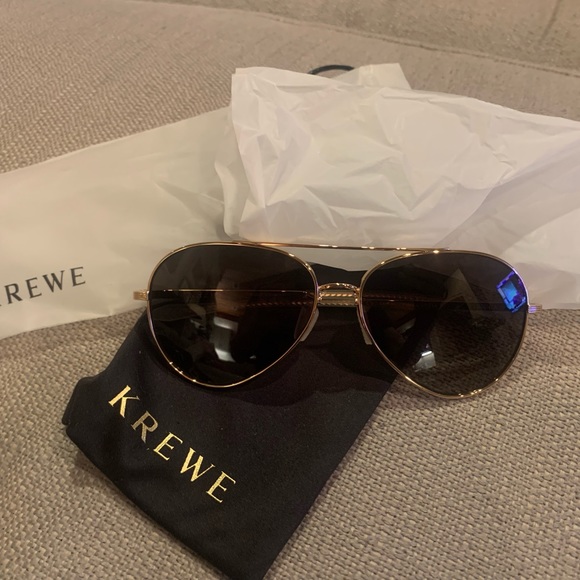 KREWE Accessories - KREWE Tunica 18K Polarized Sunglasses